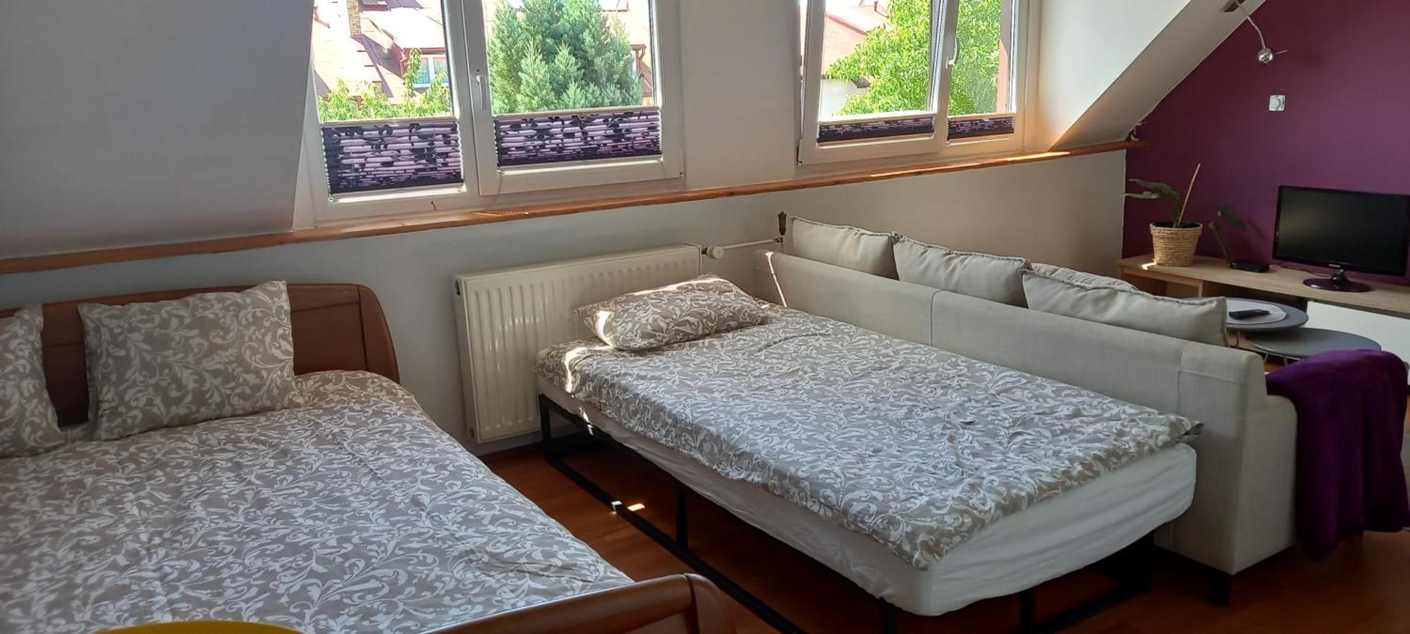 Ferienwohnung Domek Pod Sosnami Pokoje 2-3 Osobowe Großmöllen Exterior foto